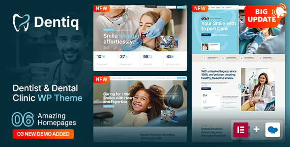 Dentiq – Dental & Medical WordPress Theme