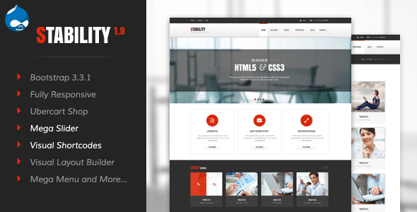 Stability – Responsive Drupal 7 Ubercart Theme