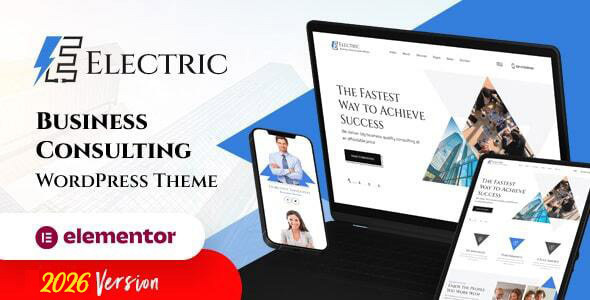 Electric – Elementor Business Consulting WordPress Theme​