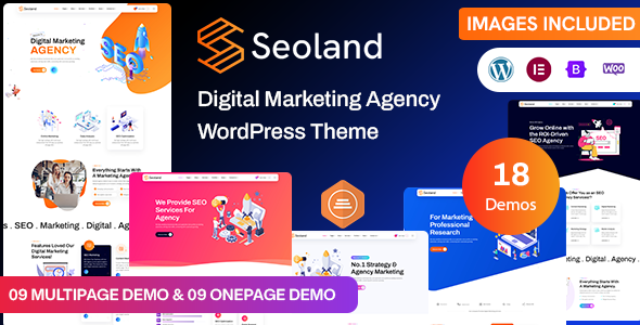 Seoland – SEO And Digital Marketing Agency WordPress Theme