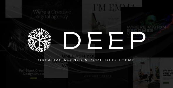 Deep – Creative Agency & Portfolio WordPress Theme