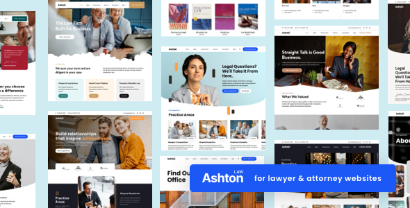 Ashton – Lawyer Attorney WordPress