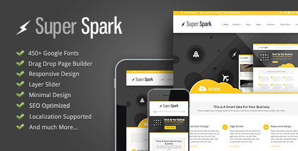 Super Spark – Responsive Minimal WordPress