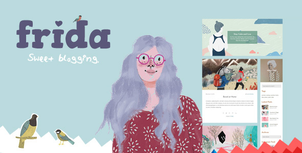 Frida – A Sweet & Classic WordPress Blog Theme