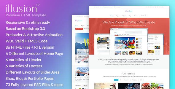 illusion – Premium Multipurpose HTML Template