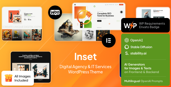 Inset – High-Tech Company & IT Solutions WordPress Theme