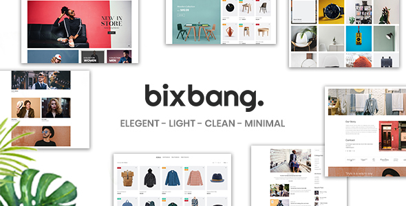 Bixbang – Minimalist eCommerce WordPress Theme