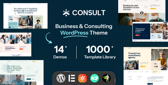 Consult – Finance & Business Consulting WordPress Theme