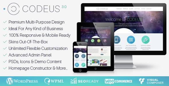 Codeus – Multi-Purpose Responsive WordPress Theme