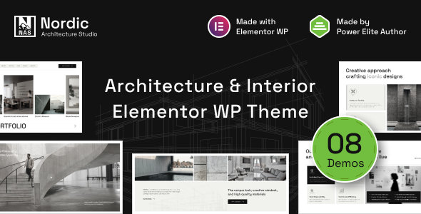 Nordic – Architecture & Interior Design WordPress Theme