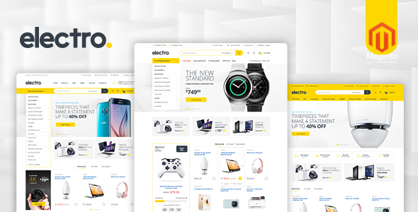 Electro Responsive Magento 2 Theme – RTL supported