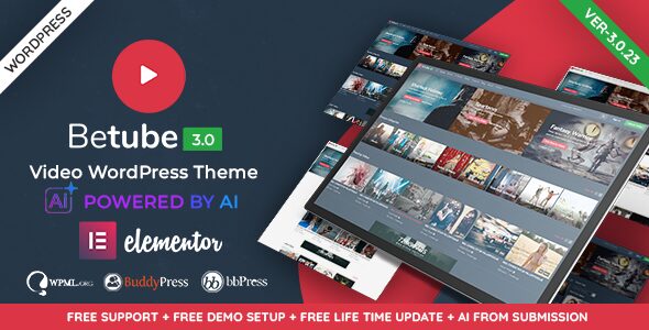 BeTube – Video WordPress Theme