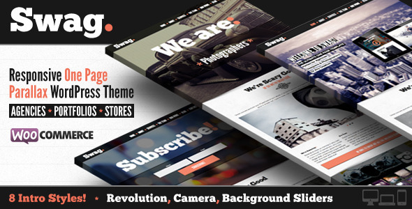 Swag – One Page Parallax WordPress Theme