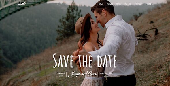 Belle – Responsive Wedding Template
