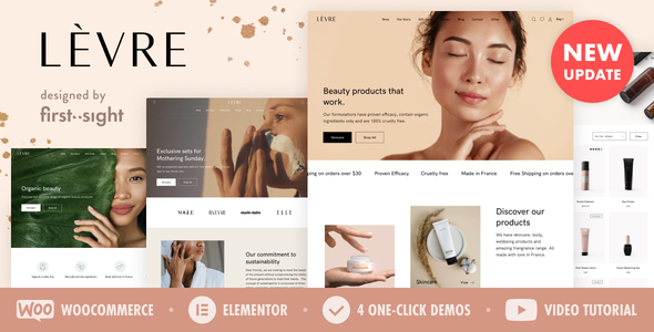 Levre – Beauty Cosmetics Shop WordPress