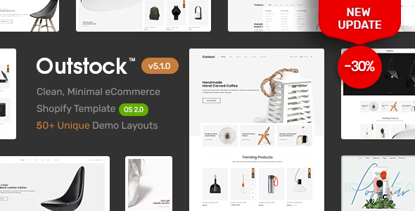 Shopify  – Outstock  Clean, Minimal Shopify Themes OS 2.0