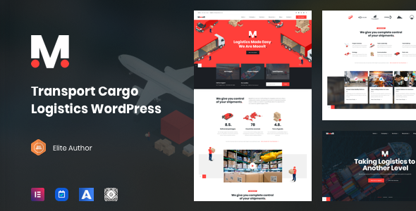 Moovit Transportation Logistics – WordPress Theme