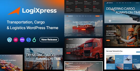 LogiXpress – Transportation, Cargo & Logistics WordPress Theme