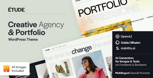 Etude – Design Agency & Branding Agency WordPress Theme