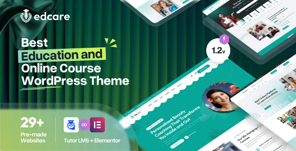 EdCare – Education & Online Course WordPress Theme