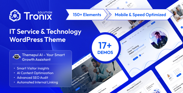 Tronix – IT Service And Technology WordPress Theme