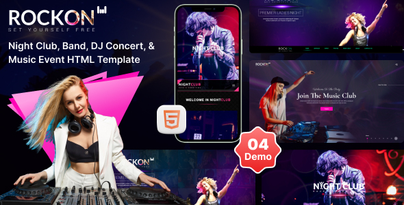 Music Club – Night Club HTML Template