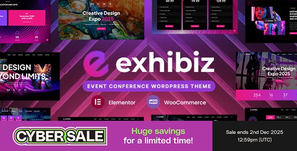 Exhibiz – Event, Conference and Meetup WordPress Theme