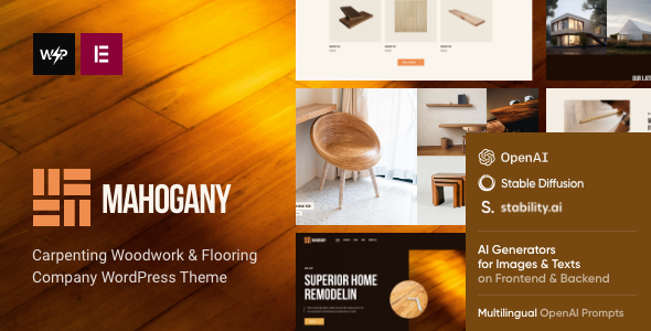 Mahogany – Carpenting Woodwork & Flooring WordPress Theme