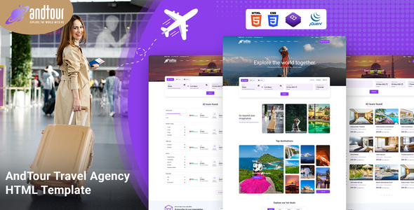 AndTour – Travel Agency HTML Template