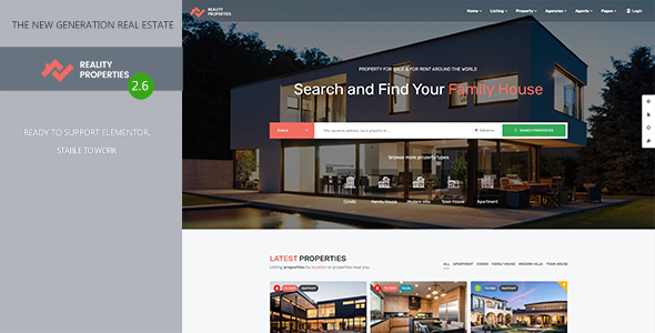 Reality – Estate Multipurpose WordPress Theme