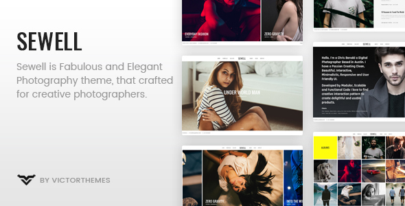 Sewell – Photography WordPress Theme