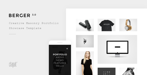 Berger – Creative Agency Portfolio HTML Template