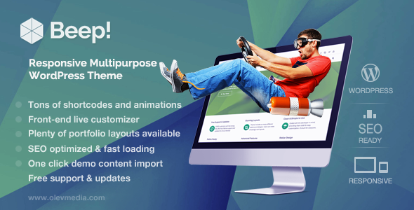 Beep! - Responsive Multi-Purpose Wordpress Theme