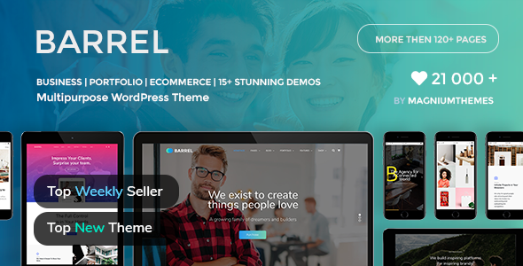 Barrel – Creative Corporate Business Responsive Multi-Purpose WordPress Theme