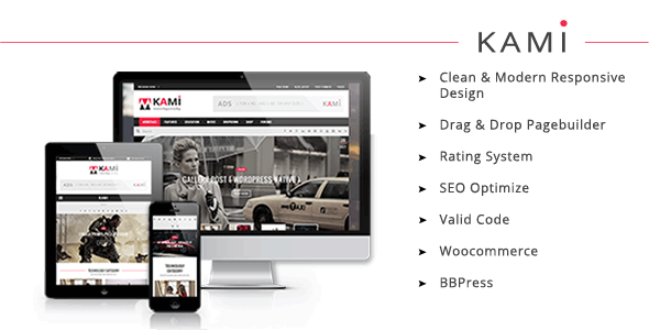 KAMI – Magazine and Blog WordPress Theme