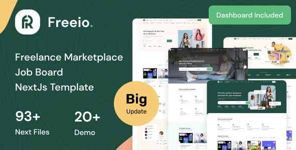 Freeio – Freelance Marketplace React NextJS Template