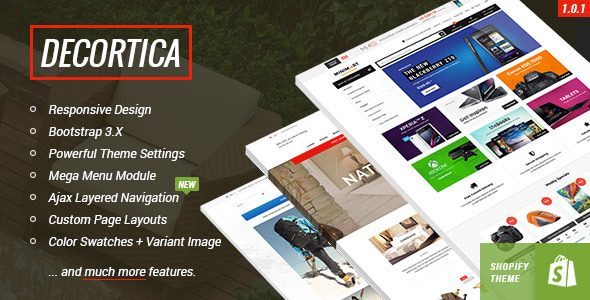 DECORTICA – Responsive Shopify Template