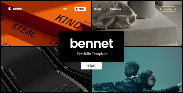 Bennet – Creative Portfolio HTML Template