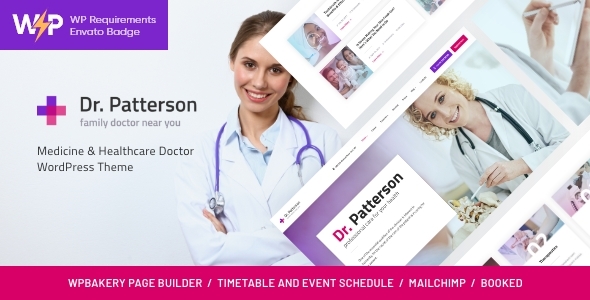 Dr.Patterson – Medical & Healthcare Doctor WordPress Theme