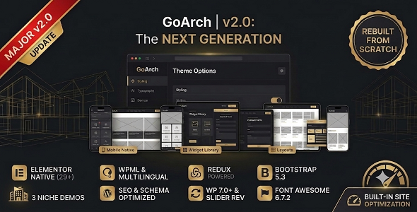 go.arch – Architecture and  Interior WordPress Theme