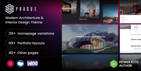 Prague – Architecture WordPress Theme