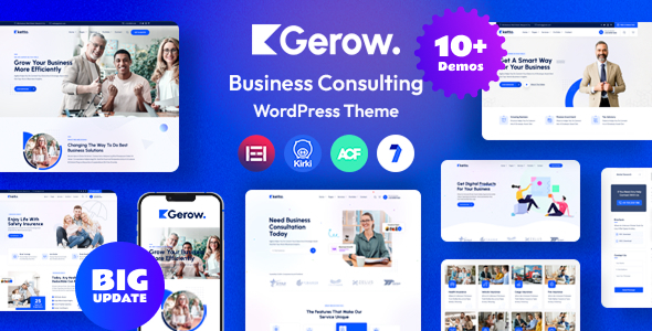 Gerow – Business Consulting WordPress Theme + RTL