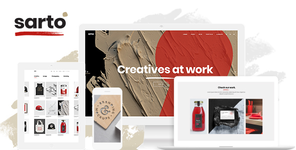 Sarto –  Web Design & Creative Agency WordPress Theme