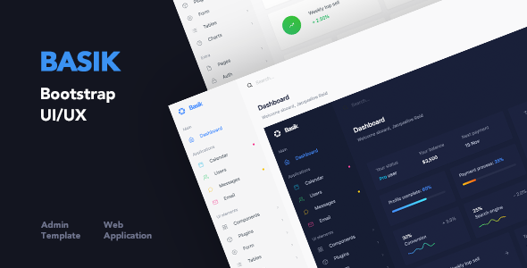 Basik – Web Application and Admin Template