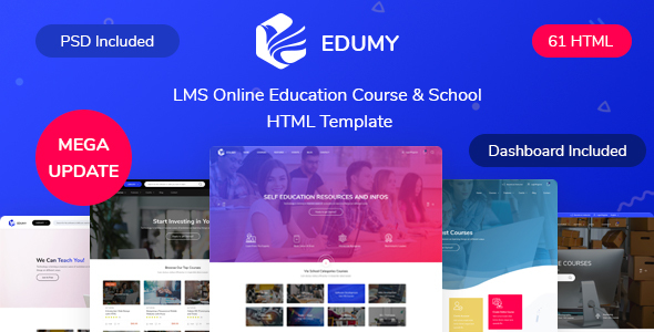 Edumy – LMS Online Education Course & School HTML Template