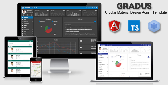 Gradus – Angular 21 Material Design Admin Template