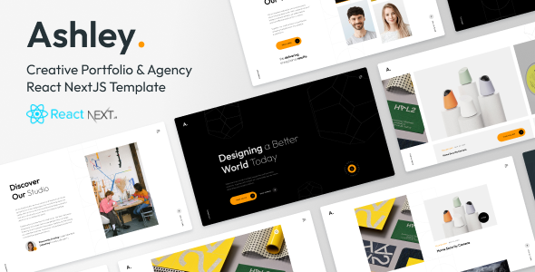 Ashley – Creative Portfolio React NextJS Template