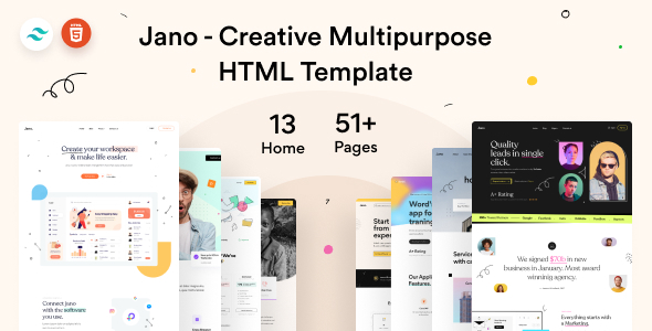 Jano – Multipurpose Tailwind CSS Template