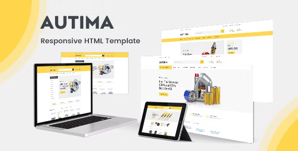 Autima – Car Accessories Shop HTML Template