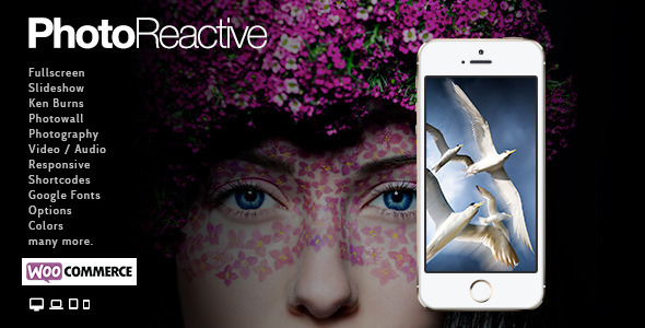PhotoReactive – WordPress Theme